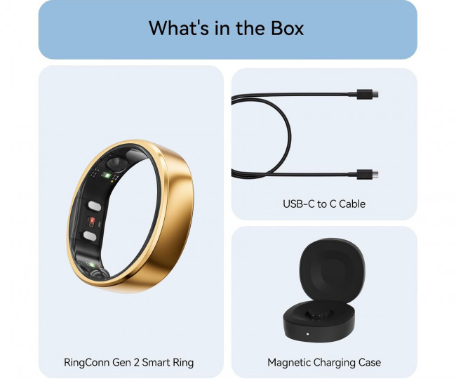 Розумне кільце RingConn Gen 2 Rose Gold (Size 14)